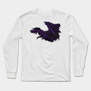 Monster hunter world Alatreon the blazing black dragon Long Sleeve T-Shirt